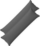 vidaXL - Kussensloop - 2 stuks - HOUTEN - Lichtgrijs - 40 x 145 cm - Katoensatijn