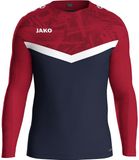 Jako Iconic Sweater Kinderen - Marine / Chilirood | Maat: 152