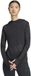 Adidas Soft Lux Sheer Hooded T-shirt Met Lange Mouwen Zwart L Vrouw