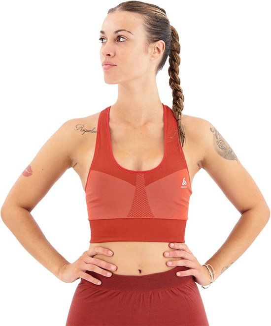 ODLO Sport-bh SEAMLESS MEDIUM - Dames - S - cinnabar