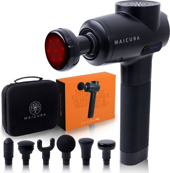 Maicura PRO - Massage Gun - Professioneel - Massage Apparaat - Massage Pistool - Infrarood