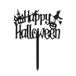 Dekora 354167 Taarttopper Kunststof Zwart Halloween