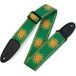Levy's MPJG-SUN-GRN 2" Sun Design Jacquard Weave met lederen achterkant - groen