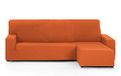 Martina Home Túnez, chaise longue, korte hoek gedeelte rechts, oranje (vooraanzicht)