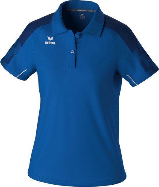 Erima Evo Star Polo Dames - Royal - Maat 38