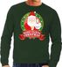 Bellatio Decorations Shoppartners Bv Foute kersttrui / sweater - groen - gangster Kerstman Merry Fucking Christmas heren XXL