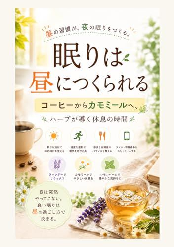 眠りは昼につくられる：コーヒーからカモミールへ、ハーブが導く休息の時間: ハーブが導く休息の時間