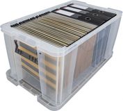 Archivo 2000 Whitefurze Opbergbox 54 liter Transparant
