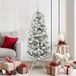Prolenta Maison Exclusive Kunstkerstboom, inklapbaar, groen en wit, 150 cm
