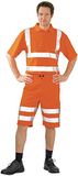Planam Shorts waarschuwingsbescherming, maat 4XL, 1 stuks, oranje, 2015068