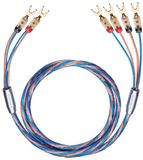 Oehlbach BI-TECH 4 L audio kabel 2 m Blauw, Koper