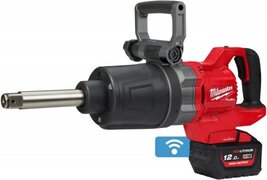 Milwaukee M18 ONEFHIWF1D-121C 18V Li-ion accu Slagmoersleutel body met frictiering en lange aandrijfas set (1x 12.0Ah accu) in HD Box - 1" - 2711Nm