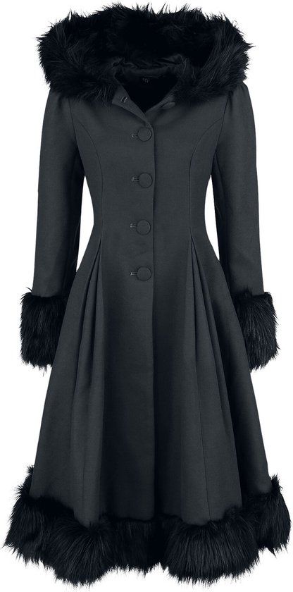 Hell Bunny Elvira Dames Lange jassen - zwart - M
