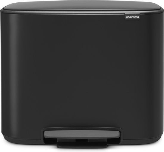 Brabantia Bo Pedaalemmer - 36 liter - Matt Black | 121463