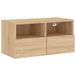 Sonoma Eiken meuble TV mural 60x30x30 cm bois traité