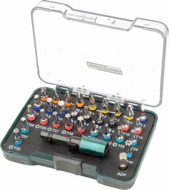 Brüder Mannesmann Bit-Set M29710 Bitset 32-delig