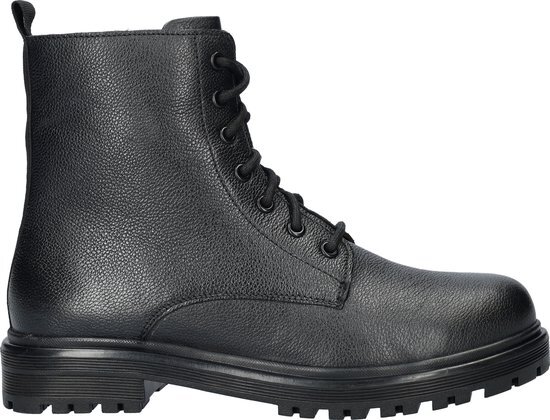 Cafe Moda dames veterboot - Zwart - Maat 39