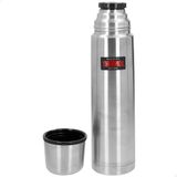 Thermos Stainless Steel 1L Thermosfles Zilver