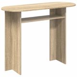vidaXL Wandtafel Sonoma Eiken 100 x 39,5 x 75 cm Bewerkt hout