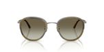 Giorgio Armani AR 6176 Lunettes de Soleil Homme Ruthénium Rondes Vert 49mm