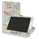 LiuShan Étui rotatif pour Samsung Tab E / - / - / Pochette Blanc
