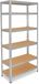 Shelfplaza HOME étagère métallique - 200x100x60 cm - galvanisé - 6 tablettes