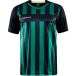 Craft Progress 2.0 Stripe Shirt Korte Mouw Heren - Zwart / Groen | Maat: M