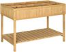 Outsunny Jardinière surélevée - Bois - 110x46x76cm - Bois naturel