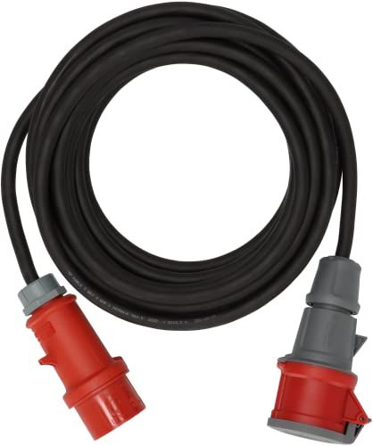 Brennenstuhl CEE-verlengsnoer met faseomvormer IP44 (10m) - Zwart