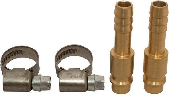 DutackAir 2x ¼ Insteekn.10mm slangpil (EUR) 2xkl. - 4842093