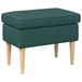 vidaXL Pouf vert foncé 55 x 35 x 41 cm
