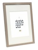 Deknudt Frames Fotolijst - taupe met passe-partout - 10x15 / 13x18 cm