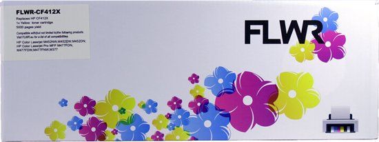 FLWR Huismer compatible toner voor HP 410X geel