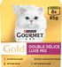 Gourmet Gold Luxe Mix Kattenvoer - Vis/Vlees - 48 x 85 g