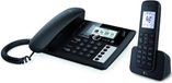 Telekom Sinus PA 207 Plus 1, Analoge-/DECT-telefoon, Bekabelde & draadloze handset, Luidspreker, 150 entries, Nummerherkenning, Zwart