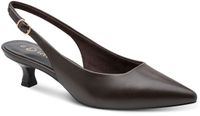 Marco Tozzi Dames Pumps 2-29500-44 304 F-breedte Maat: 40 EU Bruin Synthetisch Blokhak Puntige neus Dierenprint Casual schoenen