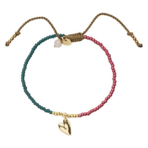 A Beautiful Story armband Hoping Rozenkwarts