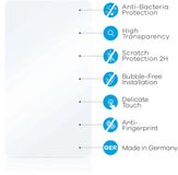 upscreen - Screenprotector voor iiiF150 Raptor 5G - Folie Beschermfolie transparant antibacterieel