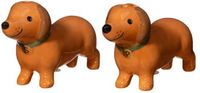 Sass & Belle Merkloos Teckel peper en zout set keramiek