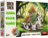 Brick Trick Bouwset Boshuis Keramisch en Hout 220 Stuks