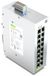 WAGO Industriële switch 852-1816 | met 16 ETHERNET-poorten 10/100/1000 Mbps autonegotiatie en diagnostische leds aan de voorkant, ondersteunt tot 8000 absolute MAC adressen