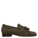 Manfield suède loafers - donkergroen