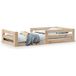 Lit simple Lit adulte Cadre de lit sans matelas 70x140 cm Bois de pin massif