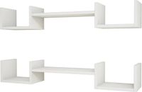 Homemania Wandschap Life 107,2x22x17 cm wit