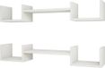 Homemania Wandschap Life 107,2x22x17 cm wit