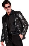 WIDMANN MILANO PARTY FASHION - Party Fashion jasje met pailletten voor heren, disco fever, kostuumjas, bermove