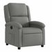 vidaXL Relaxfauteuil Donkergrijs Stof