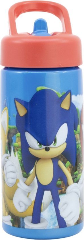 Stor Sonic the Hedgehog drinkbeker / drinkfles - 410 ml