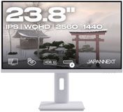 JAPANNEXT Monitor 23,8" IPS WQHD (2560x1140) | USB-C | Wit