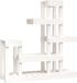 vidaXL - Plantenstandaard - 92x25x97 cm - massief grenenhout - wit